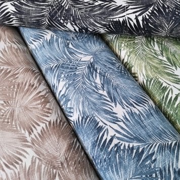 Tropikal Desen Duck Bezi