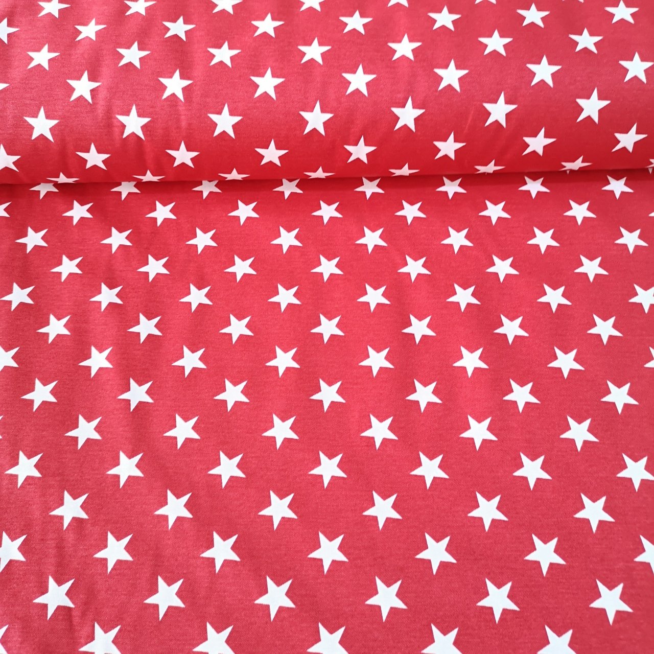 Kırmızı Yıldızlı Duck Bezi