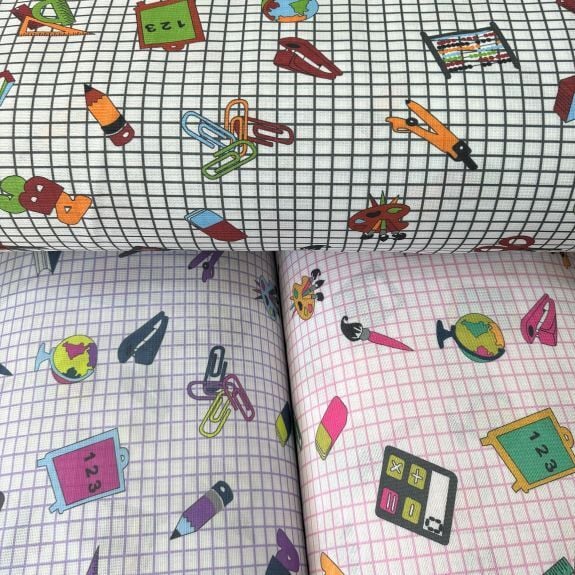 Okul Desen Raşel Kumaş