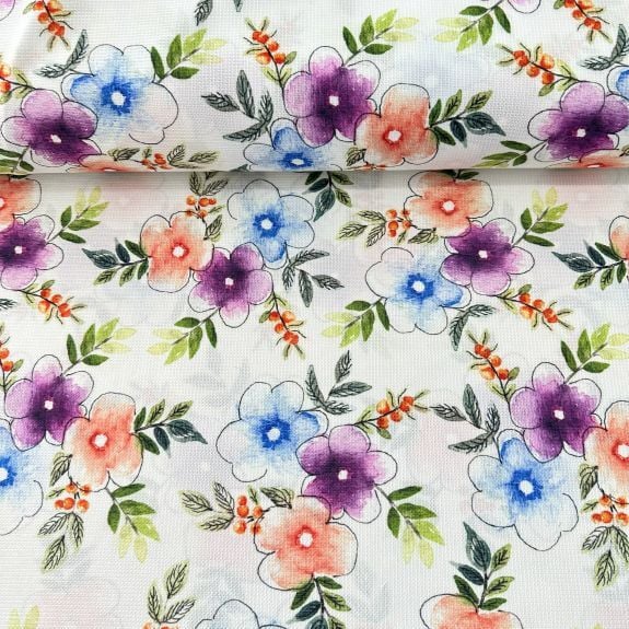 Amazon Çiçekleri Raşel Kumaş