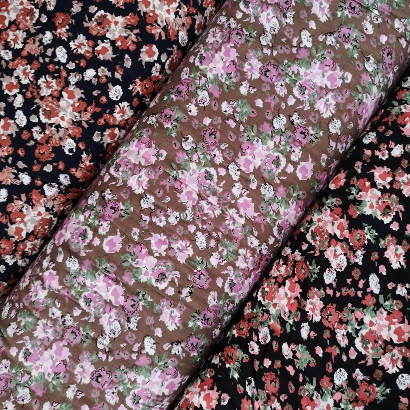 Karışık Çiçekli Dimi Viskon (Belmando)