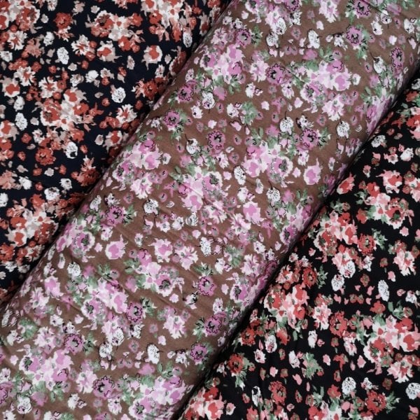 Karışık Çiçekli Dimi Viskon (Belmando)