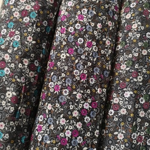 Minik Sarmaşık Tek En Viskon Kumaş