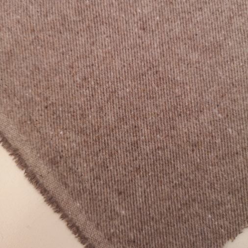 Kahverengi İnce Yünlü Kumaş