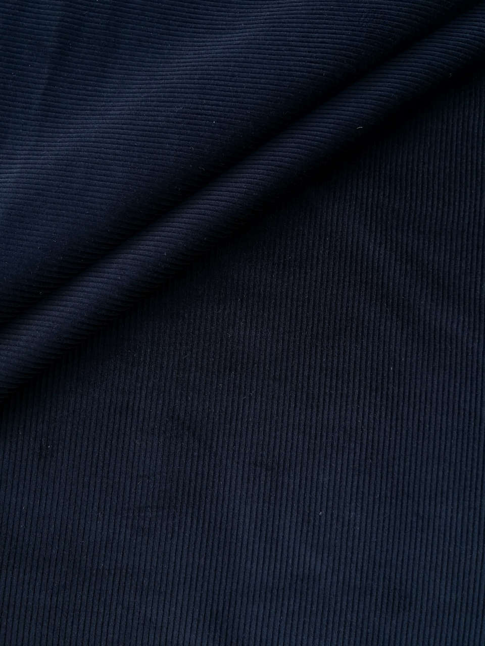 Lacivert Fitilli Fransız Kadifesi