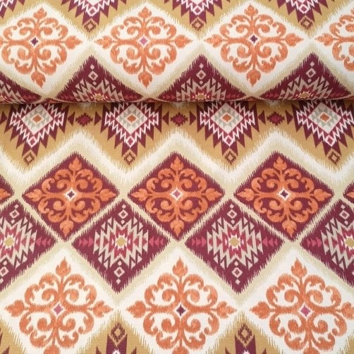 Bordo Kilim Desen Duck Bezi