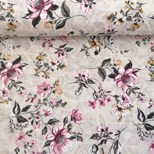Zarif Karanfil Polycotton Poplin Bej