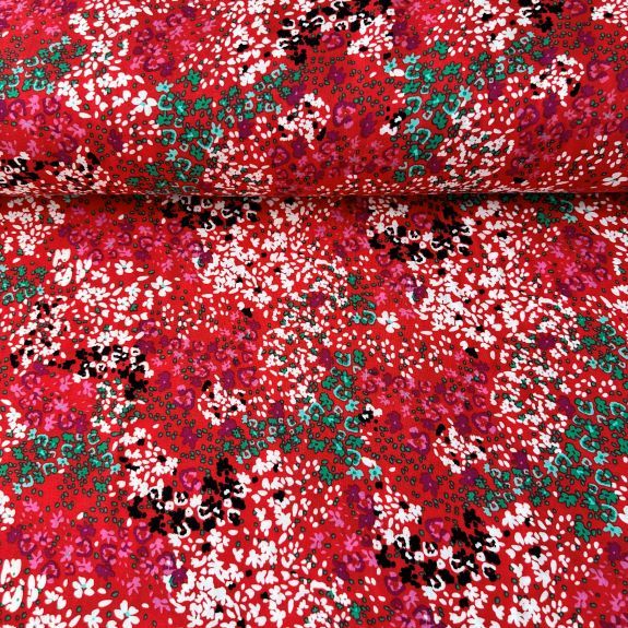 Dali Viskon Kumaş Fuşya