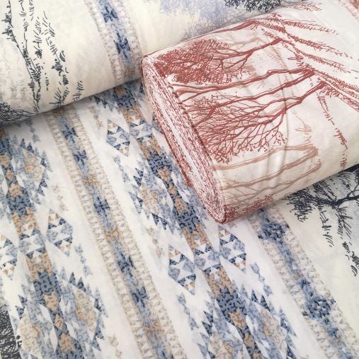 Kilim Desen Polycotton Poplin