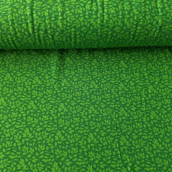 Anemon Viskon Kumaş Yeşil