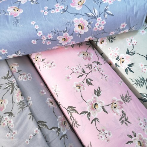 Bahar Papatyaları Poplin Kumaş