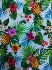 Ananas Palmiye Dijital Baskı Kumaş