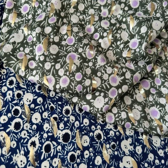 Minik Çiçekli Buzzy Kumaş