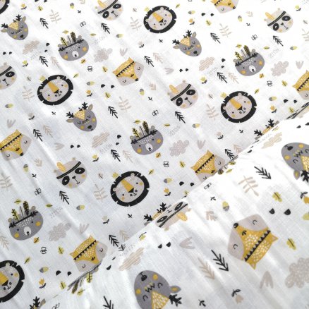 Orman Savaşcıları Müslin Bezi Gri