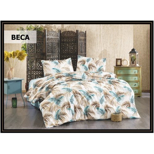 Palmiye Desen Polycotton Poplin Kumaş