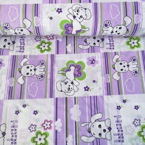 Minik Köpek Poplin Kumaş