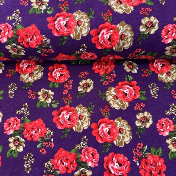 Amor Divitin-Pazen Kumaş Mor