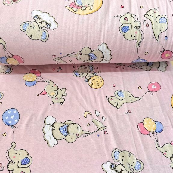 Uyuyan Filler Pazen Kumaş Pembe