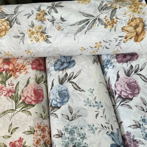 Güllü Nevresimlik Poplin