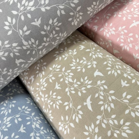 Sarmaşık Kuşlar Pazen Kumaş