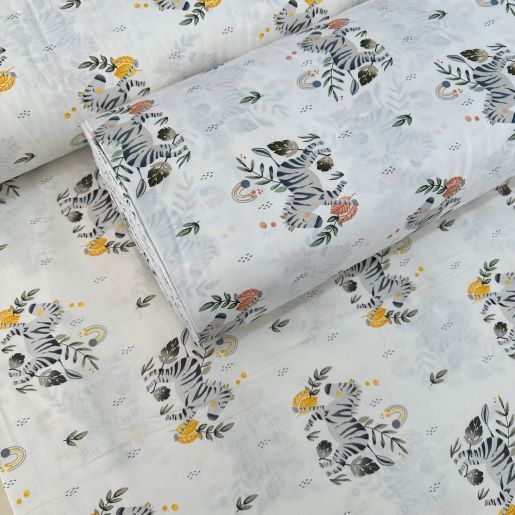 Zebra Desen Poplin