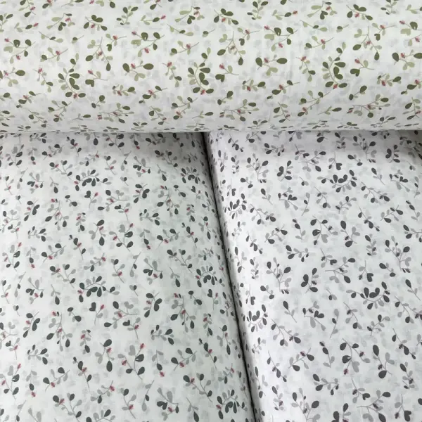 Noktalı Çiçekler Poplin Kumaş