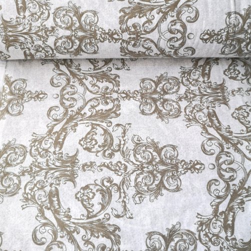 Kahverengi Polycotton Poplin Kumaş
