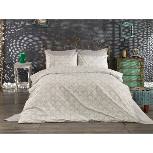İkat Desen Polycotton Poplin Kumaş