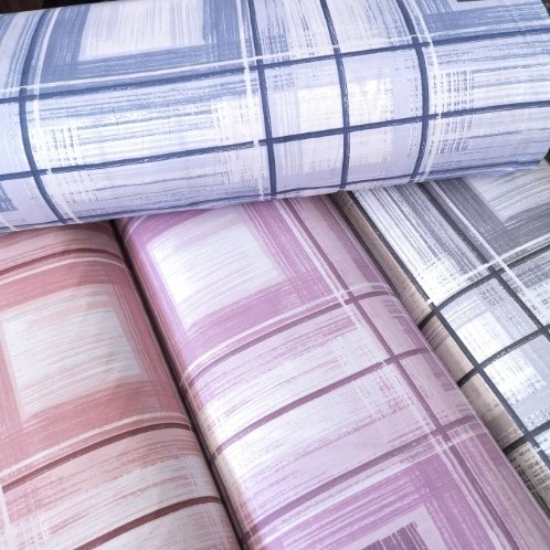 Büyük Kareler Poplin Kumaş