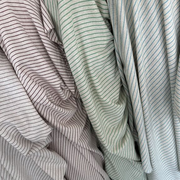 Çizgili Keten Kumaşlar