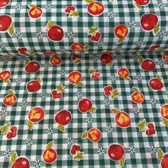 Meyve Bahçesi Raşel Kumaş Yeşil