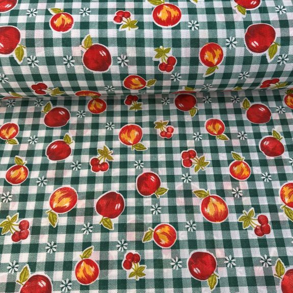 Meyve Bahçesi Raşel Kumaş Yeşil