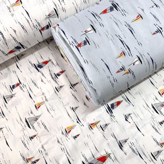 Minik Yelkenli poplin Kumaş