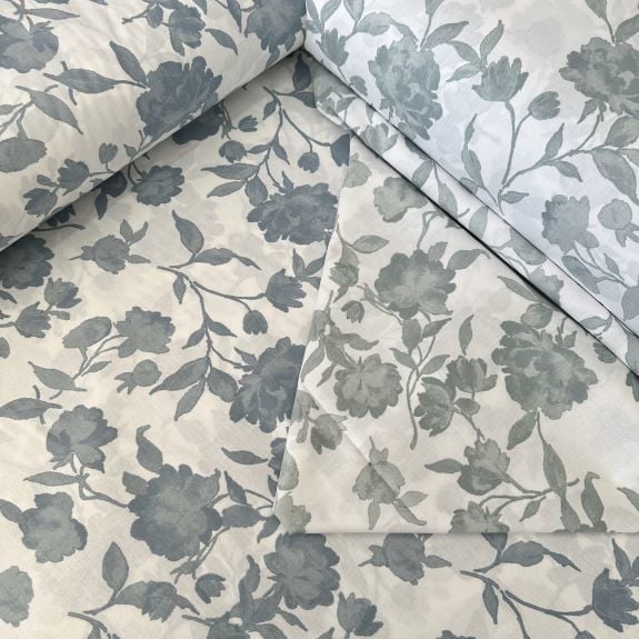 Renkli Yapraklar Poplin Kumaş