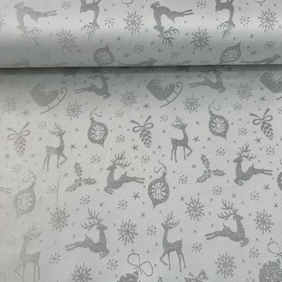 Ren Geyiği Masa Örtüsü Silver