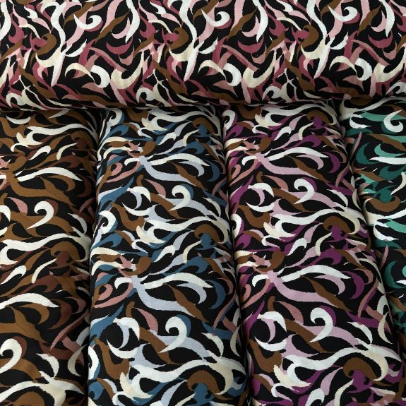 Çizgiler Viskon Kumaş