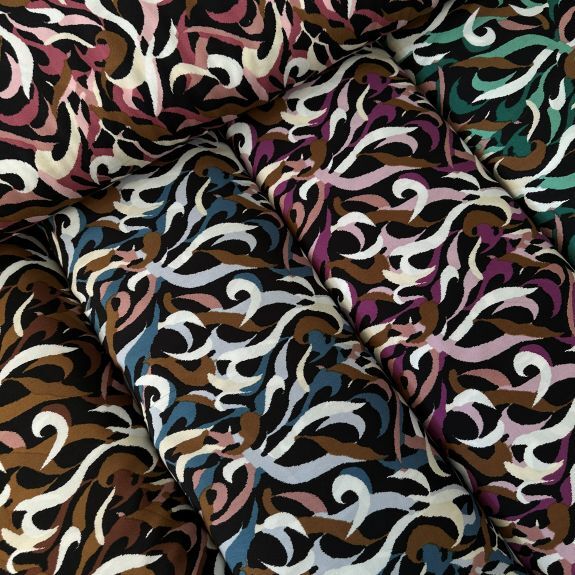 Çizgiler Viskon Kumaş