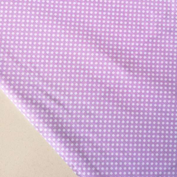 Puanlı Poplin Kumaşlar Lila