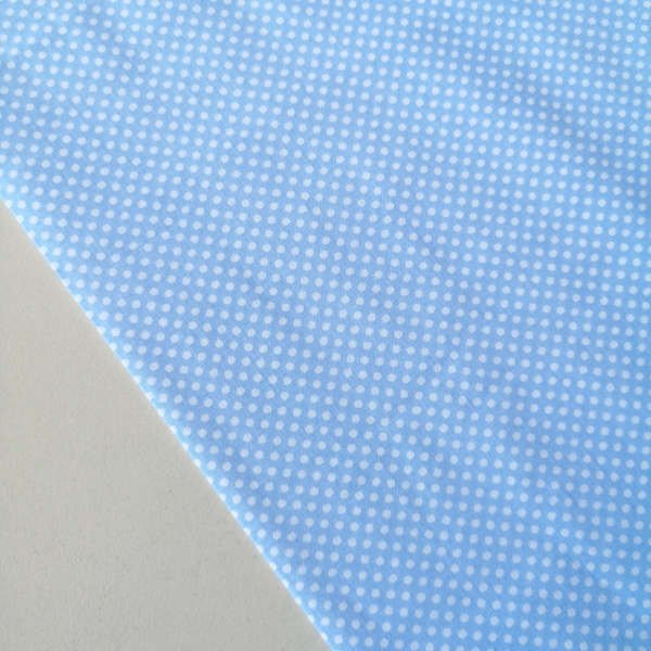 Puanlı Poplin Kumaşlar Mavi