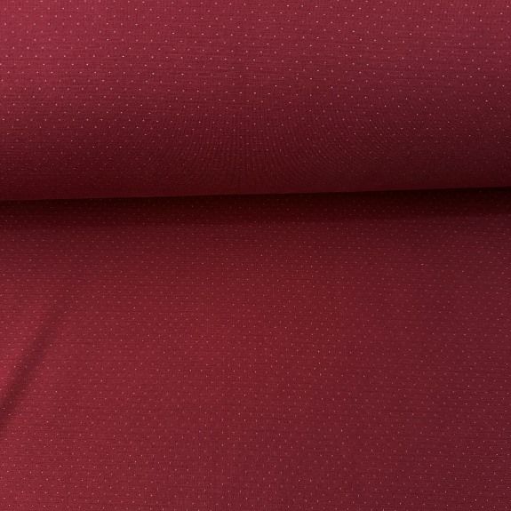 Knitted İki İplik Penye Kumaş Bordo