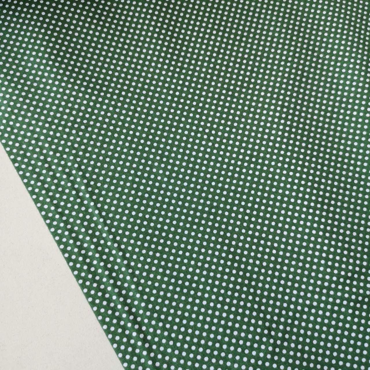 Puanlı Poplin Kumaşlar Yeşil