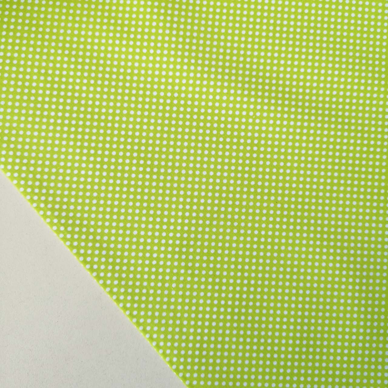 Puanlı Poplin Kumaşlar Fıstık Yeşili