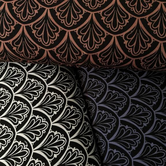 Büyük Laleler Viskon Kumaş