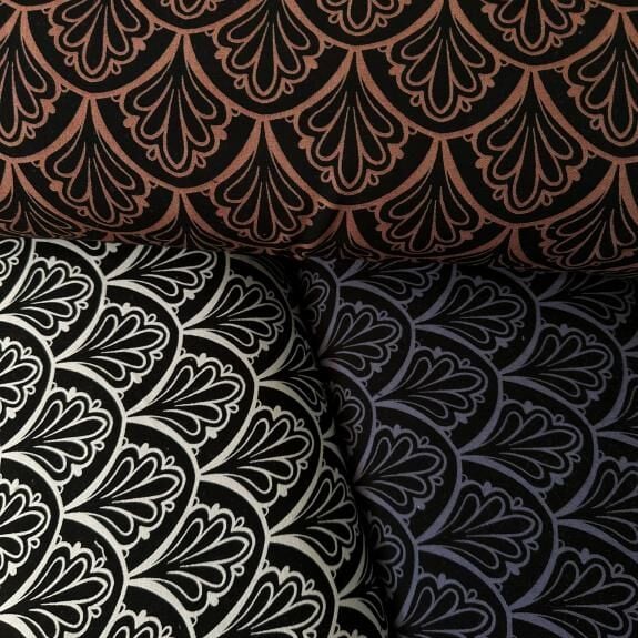 Büyük Laleler Viskon Kumaş