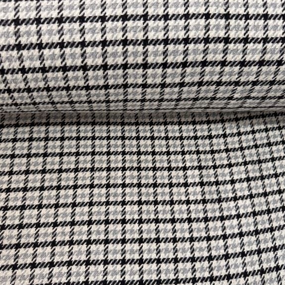 Gri Kareli Şanel Kumaş