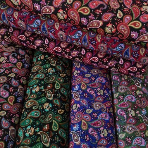 Modern Şal Desenli Divitin-Pazen Kumaş