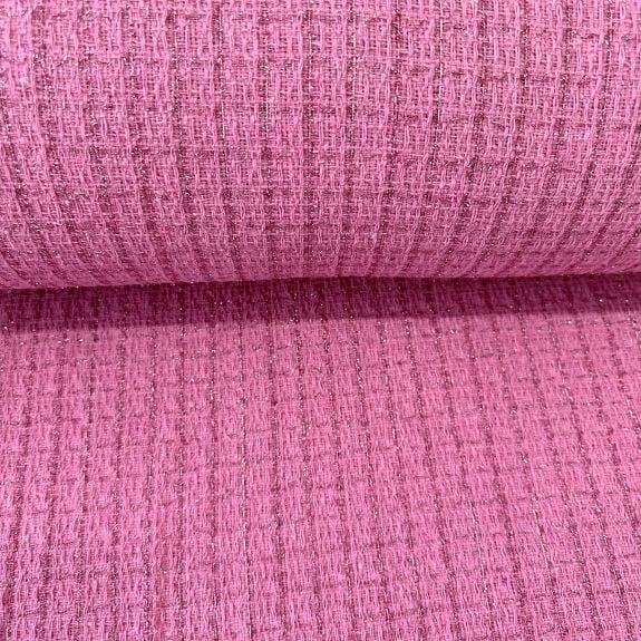 Elite Pudra Simli Şanel Kumaş