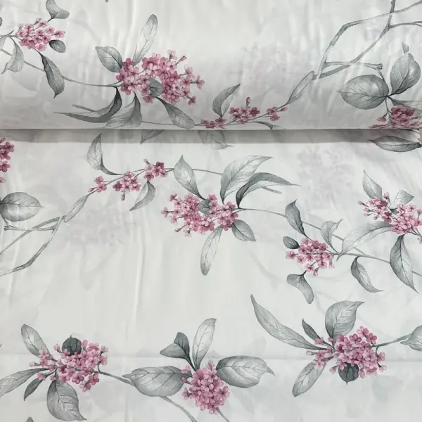 Begonviller Poplin Kumaş Pembe