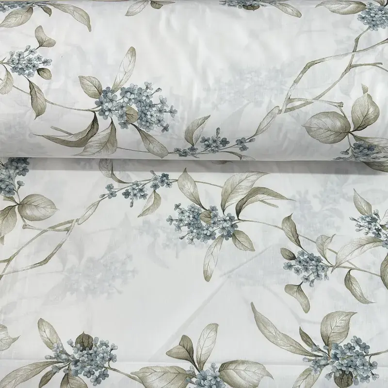 Begonviller Poplin Kumaş Mint