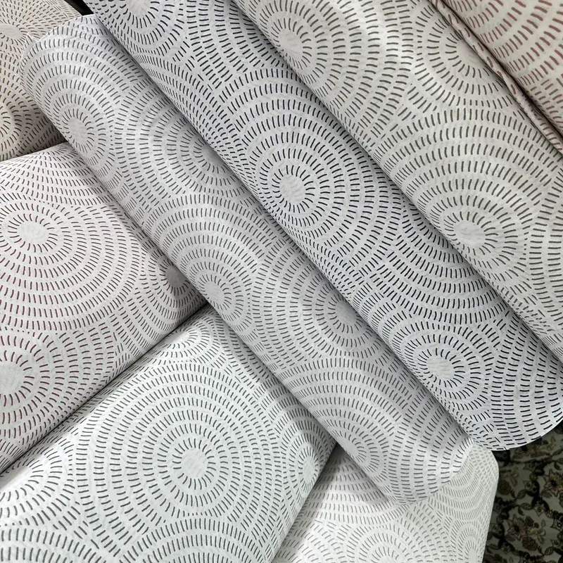 Açık Zemin Mangala Poplin Kumaş